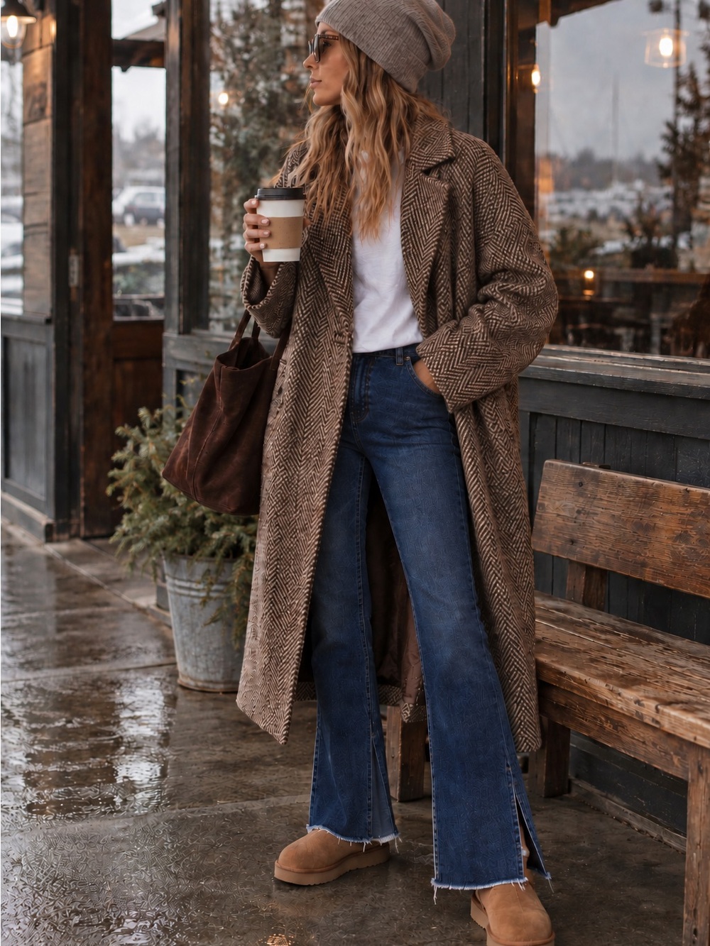 Free People We The Free Level Up Slit Slim Flare Jeans – Size 29 Short